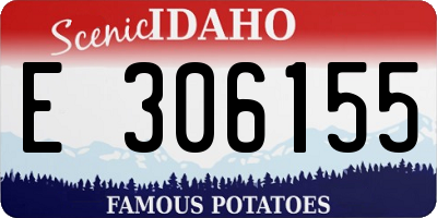 ID license plate E306155