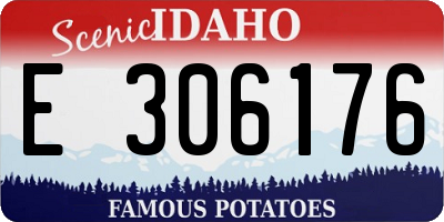 ID license plate E306176
