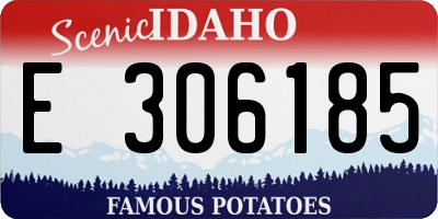 ID license plate E306185
