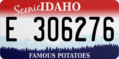 ID license plate E306276