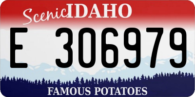 ID license plate E306979