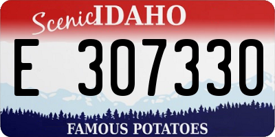 ID license plate E307330