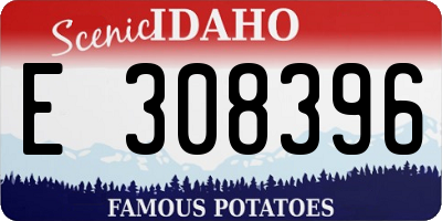 ID license plate E308396