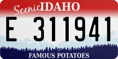 ID license plate E311941