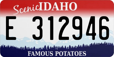 ID license plate E312946