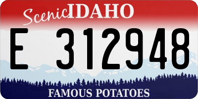 ID license plate E312948