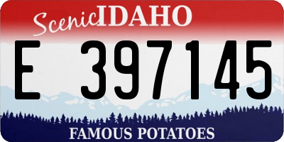 ID license plate E397145