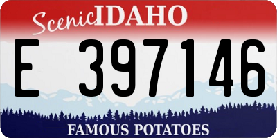 ID license plate E397146