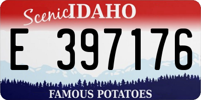 ID license plate E397176