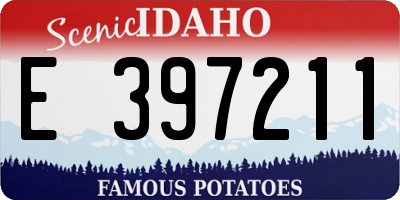 ID license plate E397211