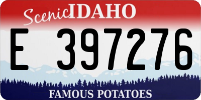 ID license plate E397276