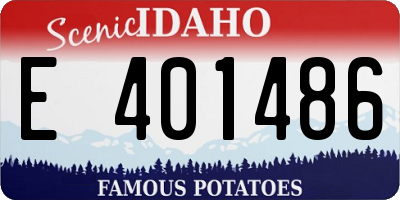 ID license plate E401486