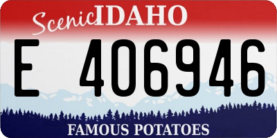 ID license plate E406946