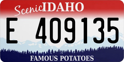 ID license plate E409135