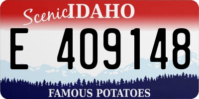 ID license plate E409148