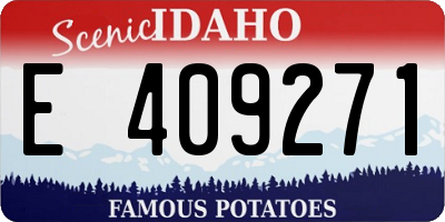 ID license plate E409271
