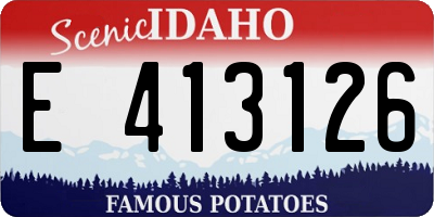 ID license plate E413126