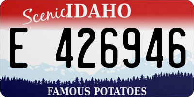 ID license plate E426946
