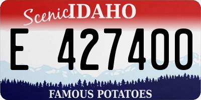 ID license plate E427400