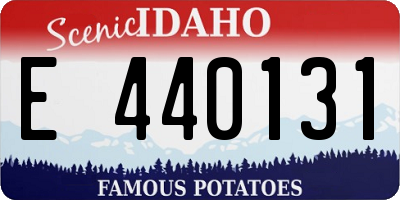 ID license plate E440131