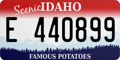 ID license plate E440899