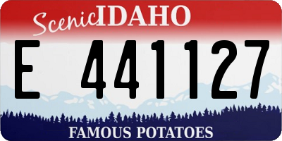 ID license plate E441127