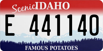 ID license plate E441140