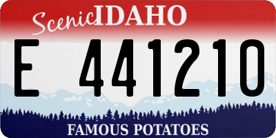 ID license plate E441210