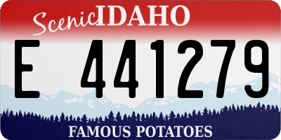 ID license plate E441279