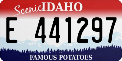 ID license plate E441297