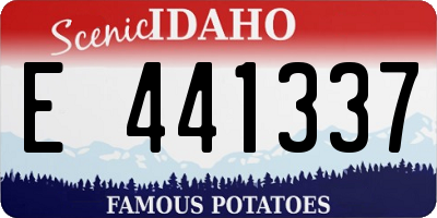 ID license plate E441337