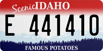 ID license plate E441410