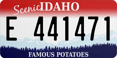 ID license plate E441471