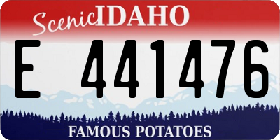 ID license plate E441476