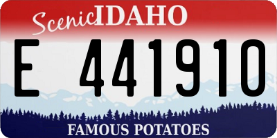 ID license plate E441910