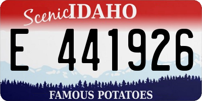 ID license plate E441926