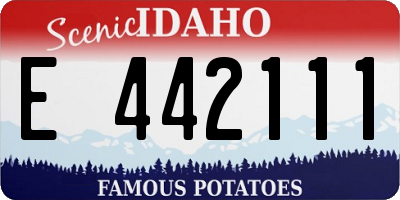 ID license plate E442111