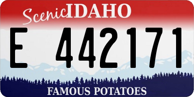 ID license plate E442171