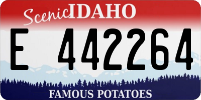 ID license plate E442264