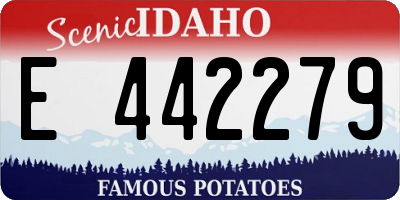 ID license plate E442279