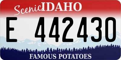 ID license plate E442430