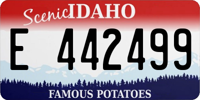 ID license plate E442499