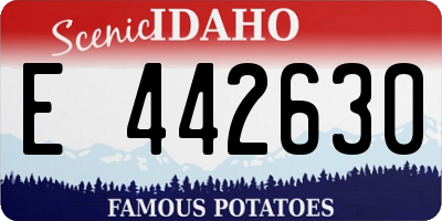 ID license plate E442630