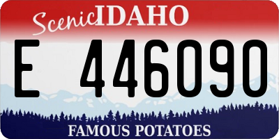 ID license plate E446090