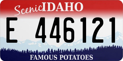 ID license plate E446121