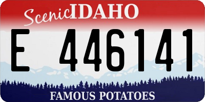 ID license plate E446141
