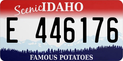 ID license plate E446176