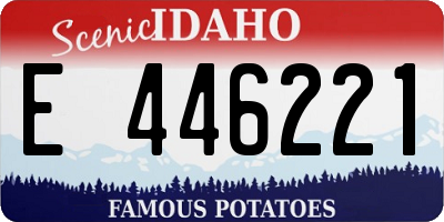 ID license plate E446221