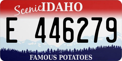ID license plate E446279