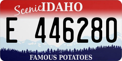 ID license plate E446280